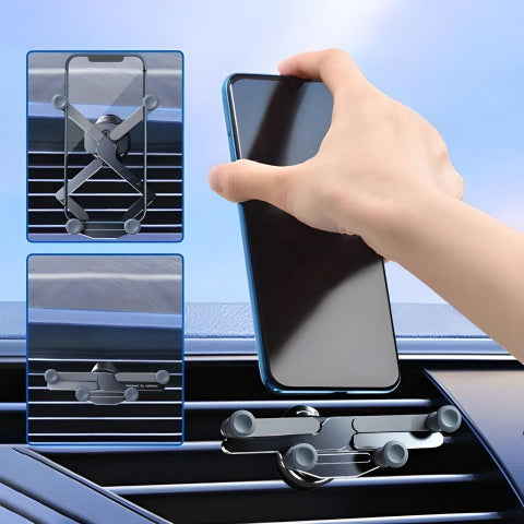 Suporte de Telefone para Carro – Manutenção Estável e Segura 
