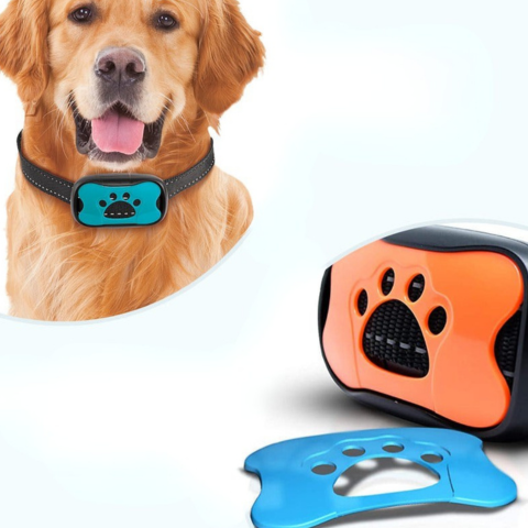 Anti-skällhalsband för hund — Mjuk och effektiv träning 