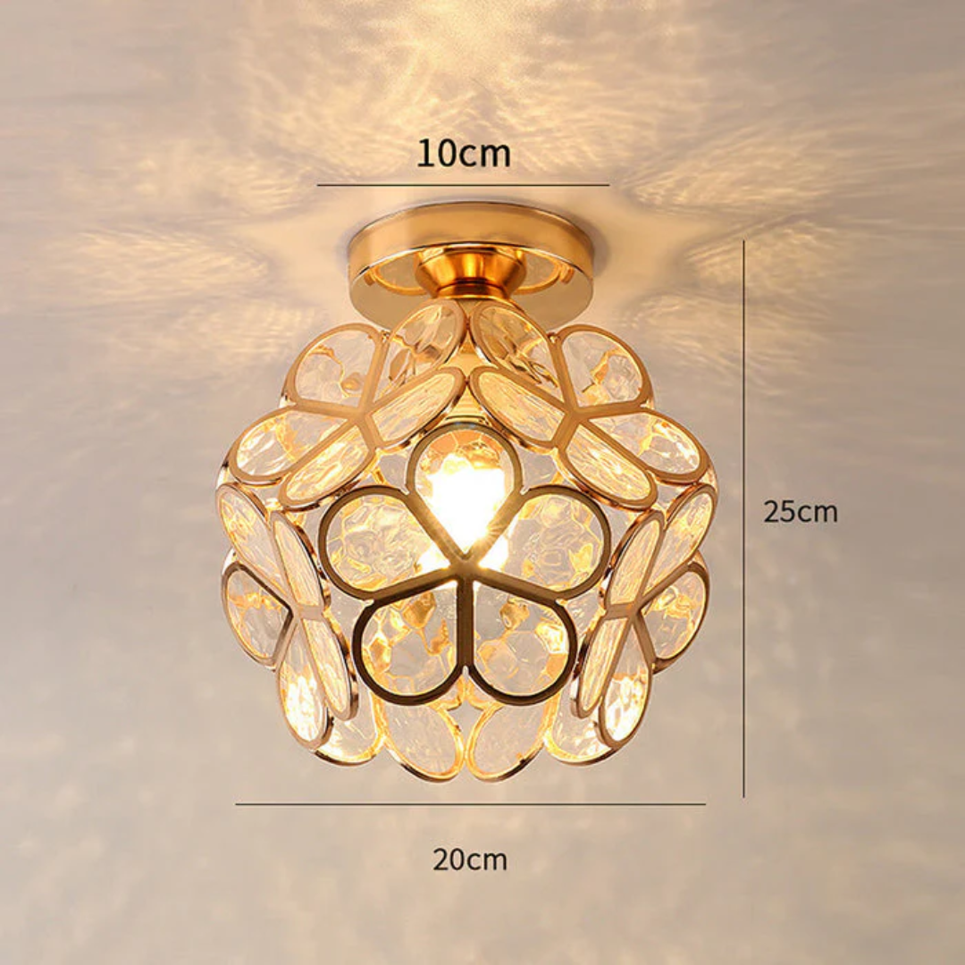 Loftlampe i Blomsterform – Delikat og Moderne Design 