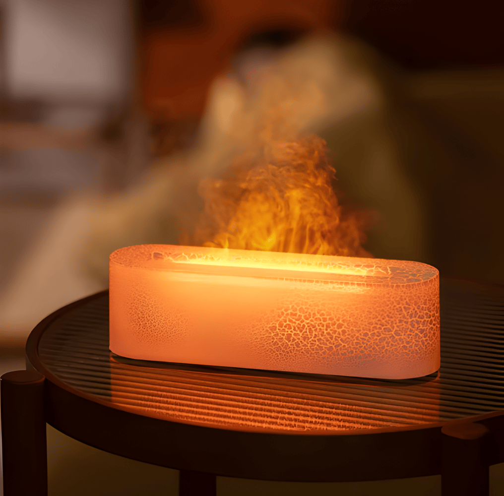 Difuzor de aromă USB cu iluminare LED multicoloră - atmosferă relaxantă și ceață ușoară