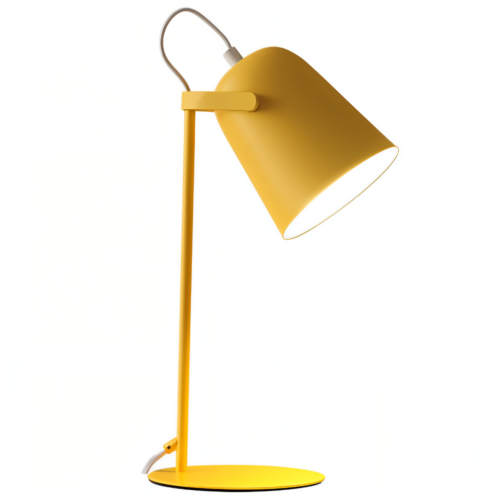 Lâmpada de Mesa Rotativa Moderna – Elegância e Funcionalidade 