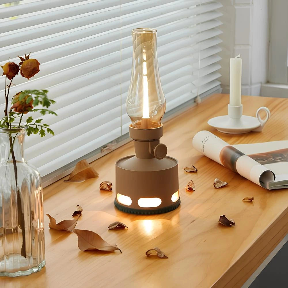 Lámpara LED de Estilo Retro – Iluminación Decorativa Elegante 