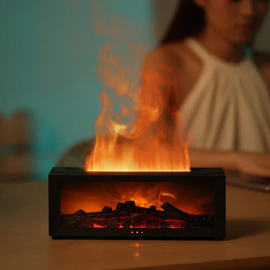 Aromatherapy Diffuser Flame Effect – Warm and Relaxing Atmosphere 