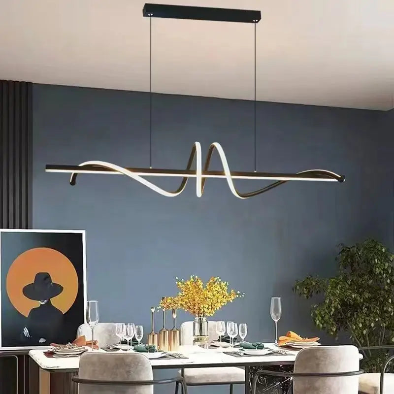 Suspensão LED Moderna – Elegância e Modernidade 