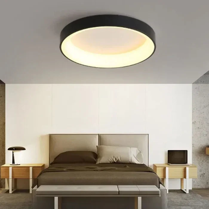 Lampa sufitowa – Linia minimalistyczna i ciepła atmosfera 
