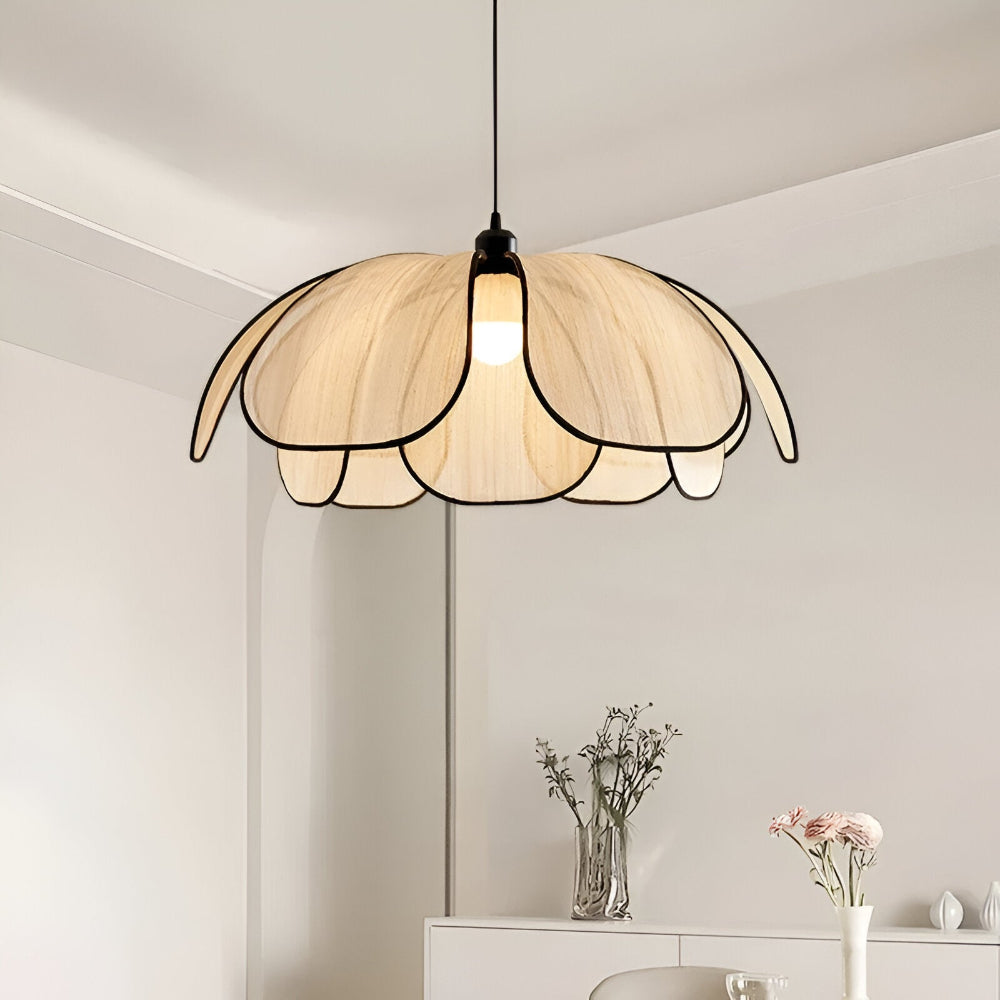 Elegancka lampa wisząca z naturalnej wikliny - naturalna dekoracja i harmonijne oświetlenie