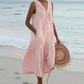 Sandrine | Vestido Leve de Verão – Elegância e Decote em V 