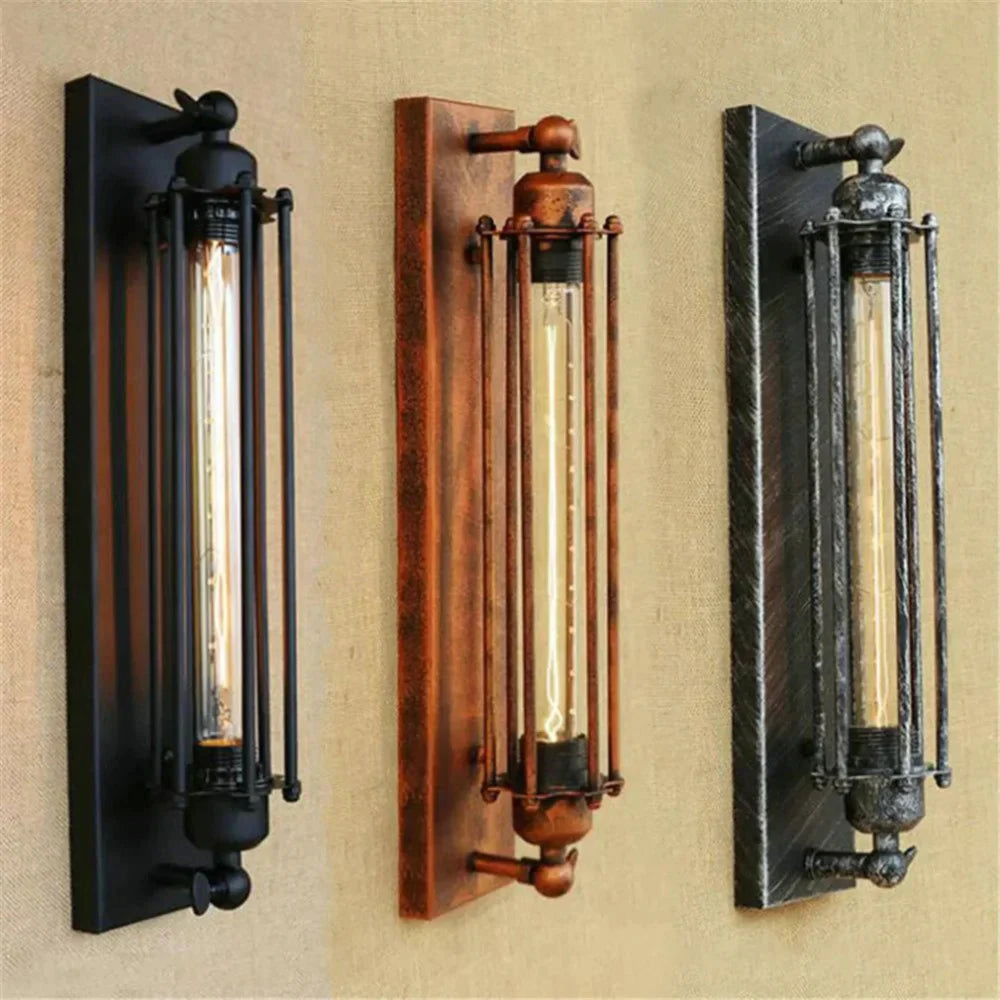 Aplique de Pared Vintage LED – Encanto Retro y Iluminación Moderna 