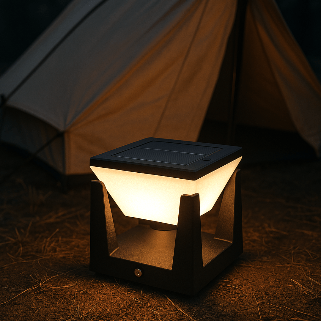 Utendørs solcellelampe