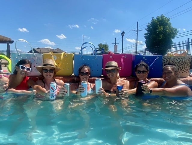 Bolsa de playa rígida - Diseño colorido y gran capacidad