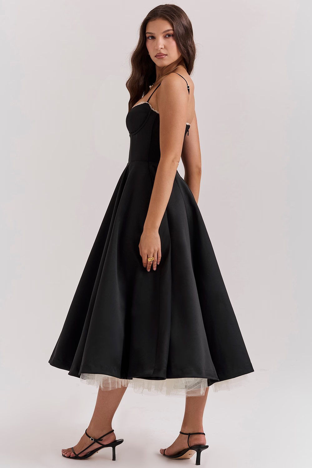 Lory | Robe Mi-Longue À Bretelles – Glamour Classique Et Légèreté