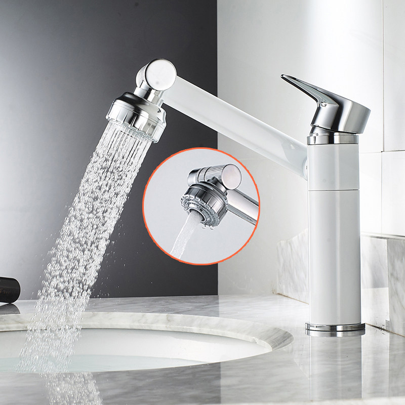 Torneira Flexível Rotativa 360° – Jato Ajustável e Pulverização 