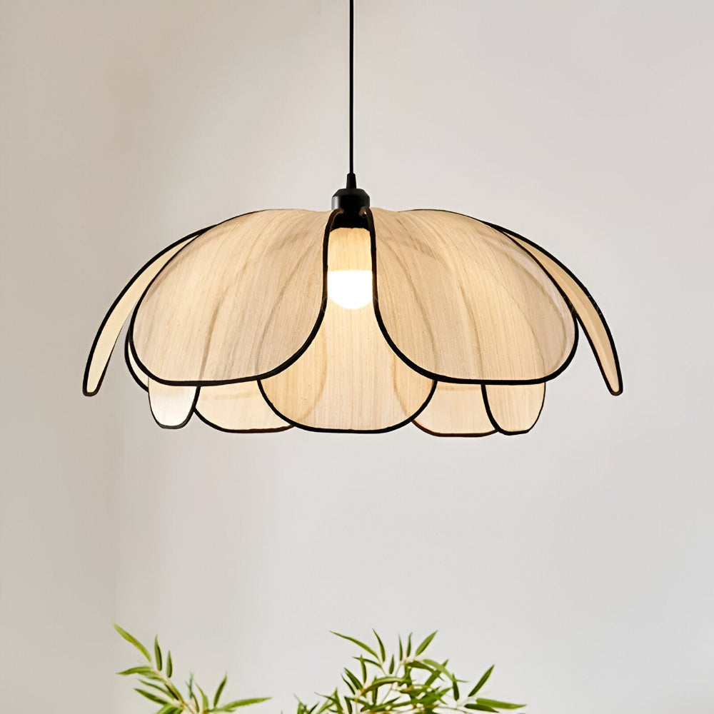 Elegancka lampa wisząca z naturalnej wikliny - naturalna dekoracja i harmonijne oświetlenie