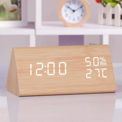 Relógio LED Com Comando de Voz – Design Moderno e Funcionalidade Inteligente 